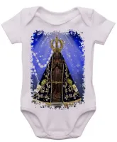 Body Bebê Infantil roupa criança Nossa Senhora Mãe Jesus - Foto 3