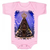 Body Bebê Infantil roupa criança Nossa Senhora Mãe Jesus - Foto 4
