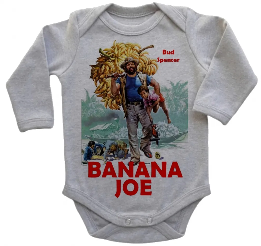 Body Bebê Infantil roupa criança Banana Joe filme antigo Bud Spencer