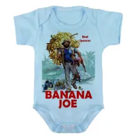 Body Bebê Infantil roupa criança Banana Joe filme antigo Bud Spencer - Foto 2