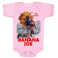 Body Bebê Infantil roupa criança Banana Joe filme antigo Bud Spencer - Foto 4