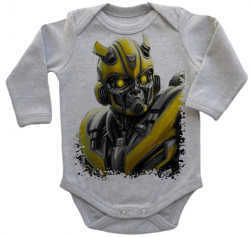 Body Bebê Infantil roupa criança bumblebee transformers camaro