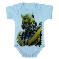 Body Bebê Infantil roupa criança bumblebee transformers camaro - Foto 2