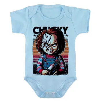 Body Bebê Infantil roupa criança chucky boneco assassino - Foto 2