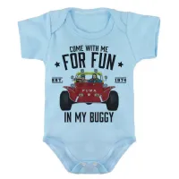 Body Bebê Infantil roupa criança Dupla Explosiva buggy Bud Spencer Terence Hill - Foto 2