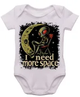 Body Bebê Infantil roupa criança Et alien ovni lua disco voador - Foto 3