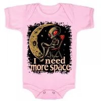 Body Bebê Infantil roupa criança Et alien ovni lua disco voador - Foto 4