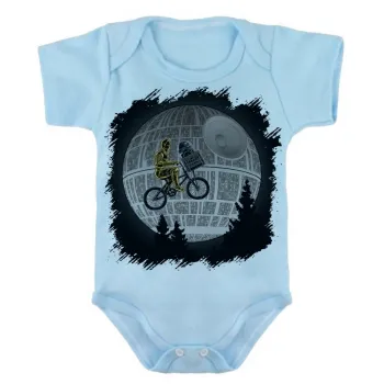 Body Bebê Infantil roupa criança Et estrela da morte star wars - Foto 2