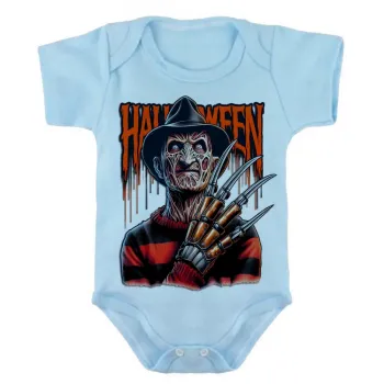 Body Bebê Infantil roupa criança freddy krueger terror vilão - Foto 2