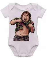 Body Bebê Infantil roupa criança Gordo goonies filme antigo - Foto 3