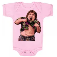 Body Bebê Infantil roupa criança Gordo goonies filme antigo - Foto 4