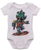 Body Bebê Infantil roupa criança greedo star wars personagem - Foto 3