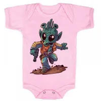 Body Bebê Infantil roupa criança greedo star wars personagem - Foto 4
