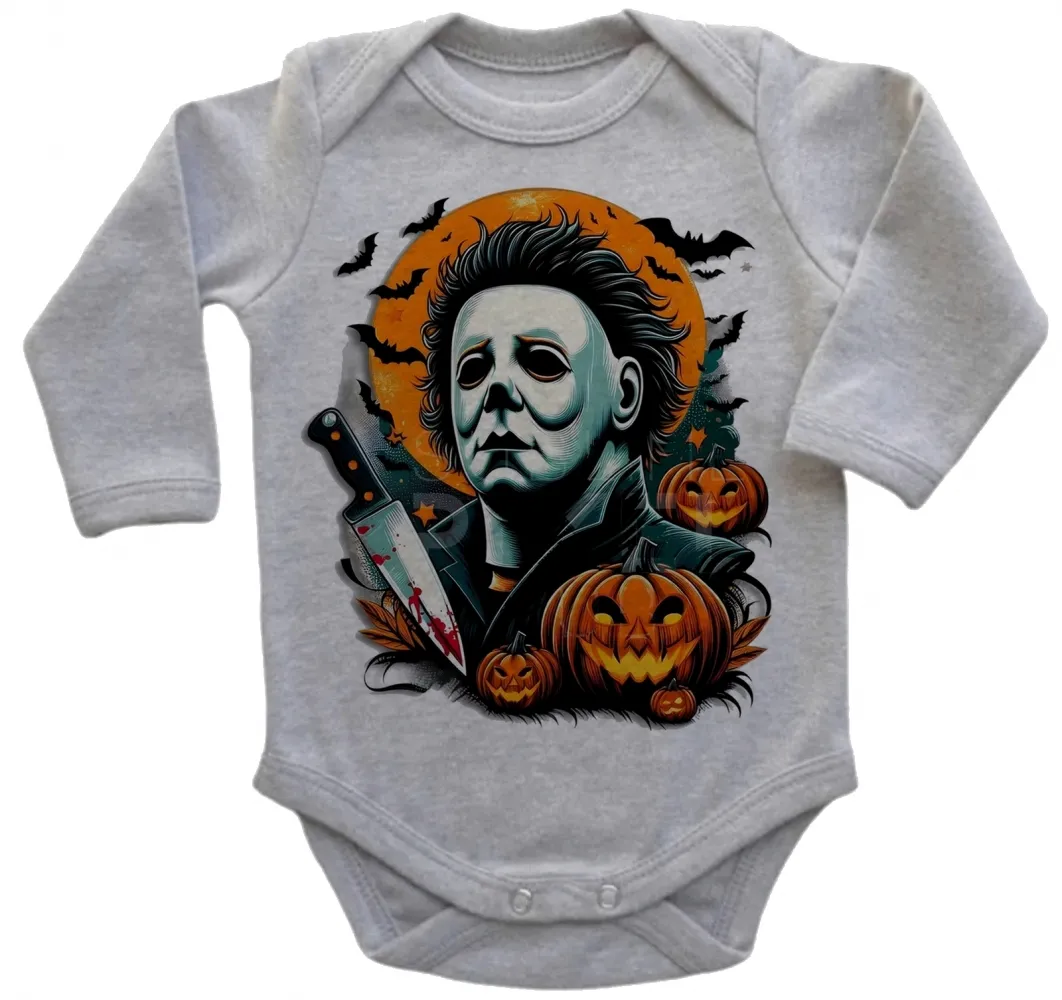 Body Bebê Infantil roupa criança halloween filme de terror Imagem