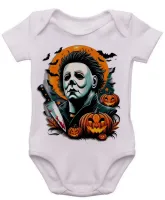 Body Bebê Infantil roupa criança halloween filme de terror - Foto 3
