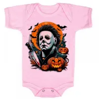 Body Bebê Infantil roupa criança halloween filme de terror - Foto 4