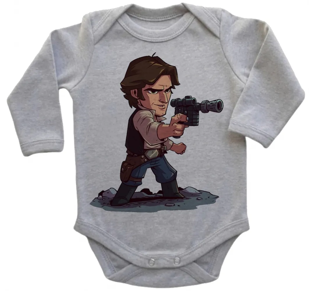 Body Bebê Infantil roupa criança Han solo star wars Harrison