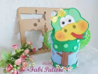 G1.848  Gabarito de Moldes  em MDF Lata Música a Cobra não tem pé - Foto 3