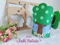 G1.848  Gabarito de Moldes  em MDF Lata Música a Cobra não tem pé - Foto 4