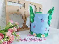 G1.848  Gabarito de Moldes  em MDF Lata Música a Cobra não tem pé - Foto 6