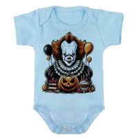 Body Bebê Infantil roupa criança It a coisa palhaço terror - Foto 2