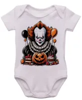 Body Bebê Infantil roupa criança It a coisa palhaço terror - Foto 3