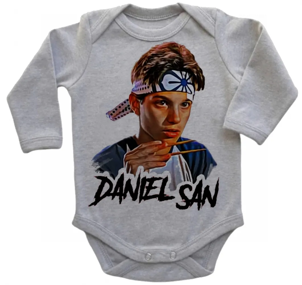 Body Bebê Infantil roupa criança Karate kid Daniel San Imagem
