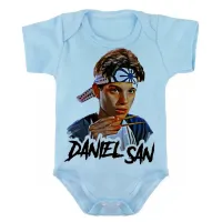 Body Bebê Infantil roupa criança Karate kid Daniel San - Foto 2