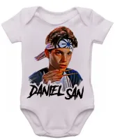 Body Bebê Infantil roupa criança Karate kid Daniel San - Foto 3