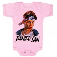 Body Bebê Infantil roupa criança Karate kid Daniel San - Foto 4