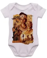 Body Bebê Infantil roupa criança Karate kid filme antigo - Foto 3
