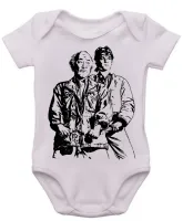 Body Bebê Infantil roupa criança Karate kid SR Miyagi Daniel Sun Cobra Kai - Foto 2