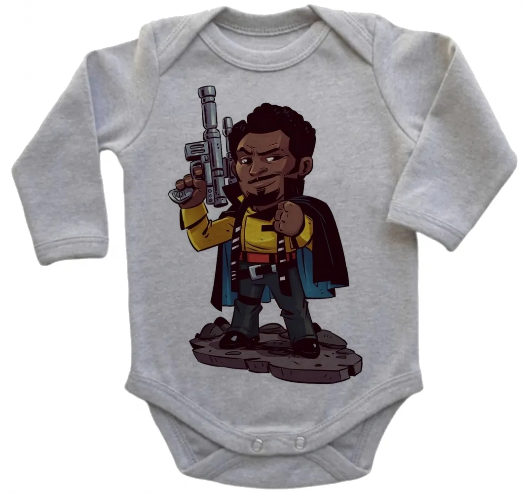 Body Bebê Infantil roupa criança Lando Calrissian star Wars Imagem