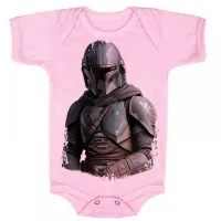 Body Bebê Infantil roupa criança Mandalorian armadura star wars - Foto 4