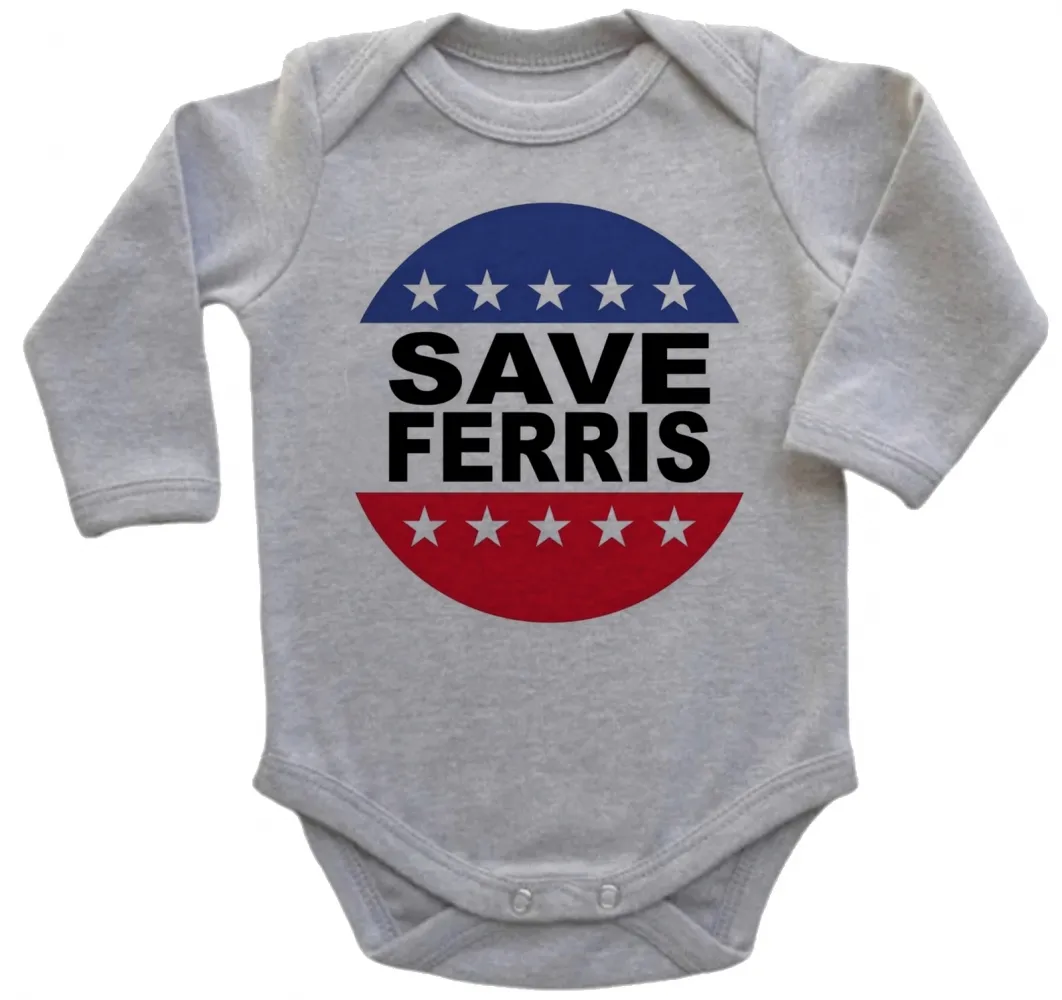 Body Bebê Infantil roupa criança Save Ferris curtindo vida adoidado