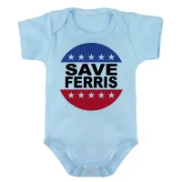 Body Bebê Infantil roupa criança Save Ferris curtindo vida adoidado - Foto 2