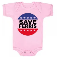Body Bebê Infantil roupa criança Save Ferris curtindo vida adoidado - Foto 4