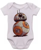 Body Bebê Infantil roupa criança Star wars bb8 robo darth vader - Foto 3