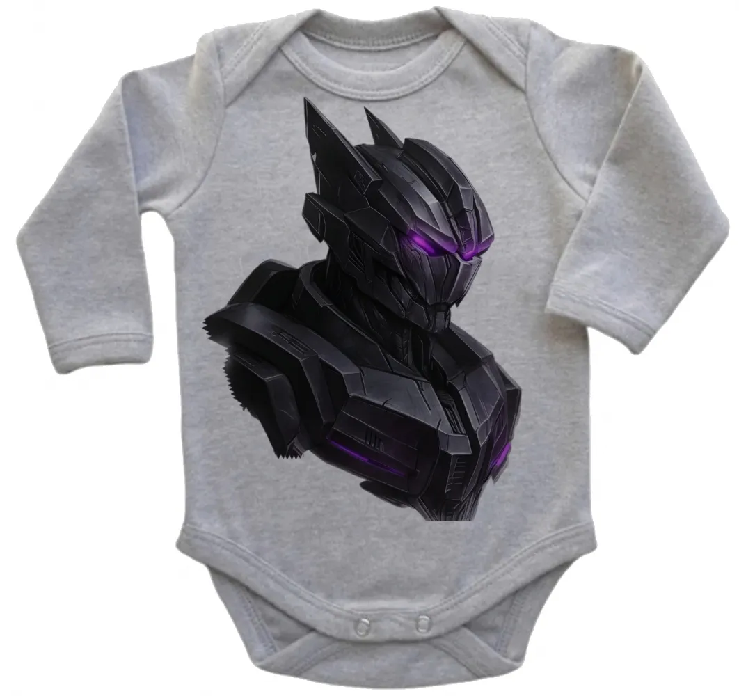 Body Bebê Infantil roupa criança Transformers Megatron vilão