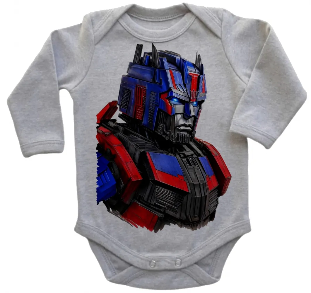 Body Bebê Infantil roupa criança Transformers optimus prime