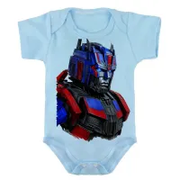 Body Bebê Infantil roupa criança Transformers optimus prime - Foto 2