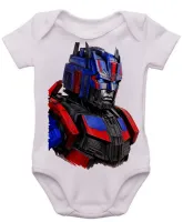 Body Bebê Infantil roupa criança Transformers optimus prime - Foto 3