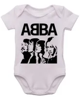 Body Bebê Infantil roupa criança Abba banda rock antiga - Foto 3