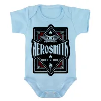 Body Bebê Infantil roupa criança Aerosmith banda rock antiga - Foto 2