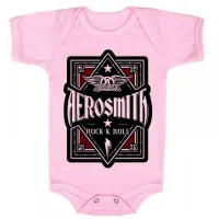Body Bebê Infantil roupa criança Aerosmith banda rock antiga - Foto 4