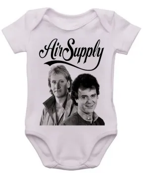 Body Bebê Infantil roupa criança Airsupply banda rock antiga - Foto 2