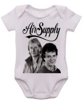 Body Bebê Infantil roupa criança Airsupply banda rock antiga - Foto 2