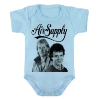 Body Bebê Infantil roupa criança Airsupply banda rock antiga - Foto 4