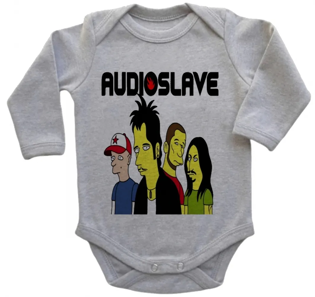 Body Bebê Infantil roupa criança audioslave simpsons banda rock