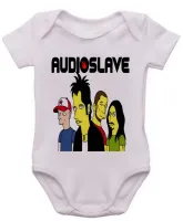 Body Bebê Infantil roupa criança audioslave simpsons banda rock - Foto 3